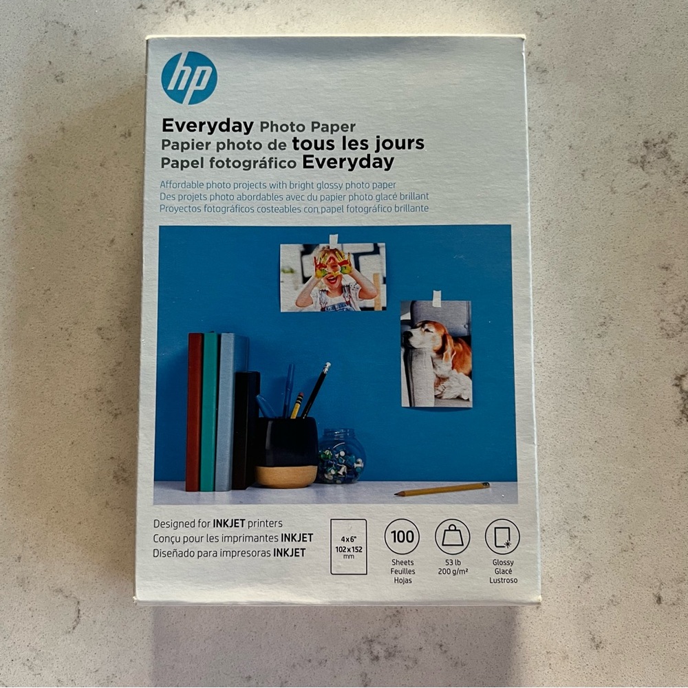 HP Inkjet Photo Paper. NWT.